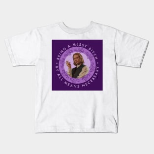 Lestat Purple Circle Meme Kids T-Shirt